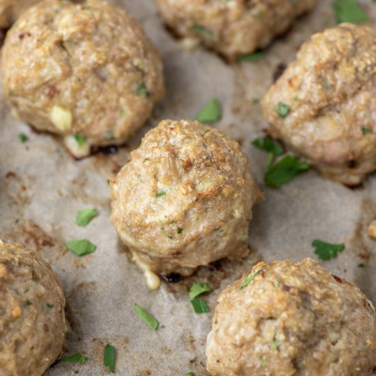 Baked Turkey Meatballs