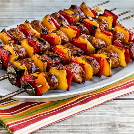 Grilled Sausage and Peppers