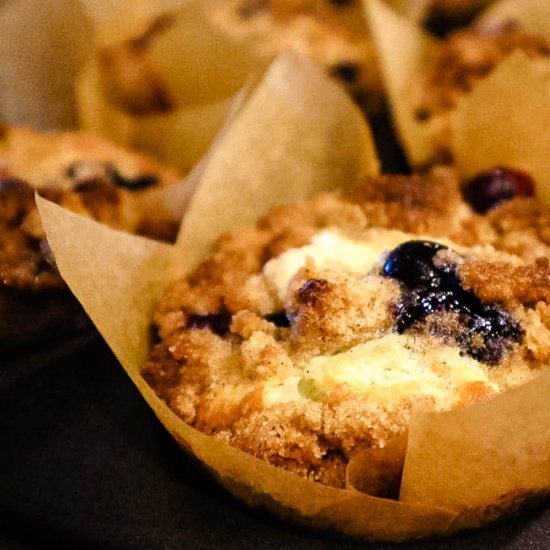 Blueberry Streussel Muffins