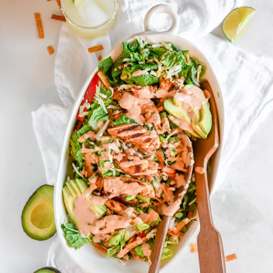 MEXICAN CHICKEN CHOPPED SALAD