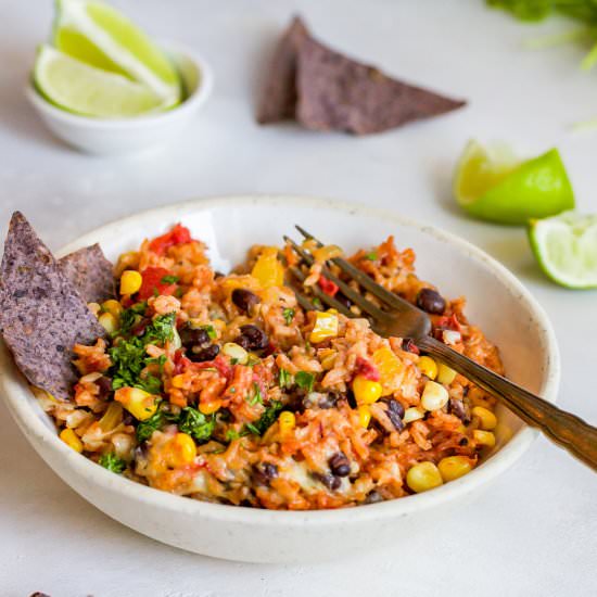 Rice with Beans & Tomatoes