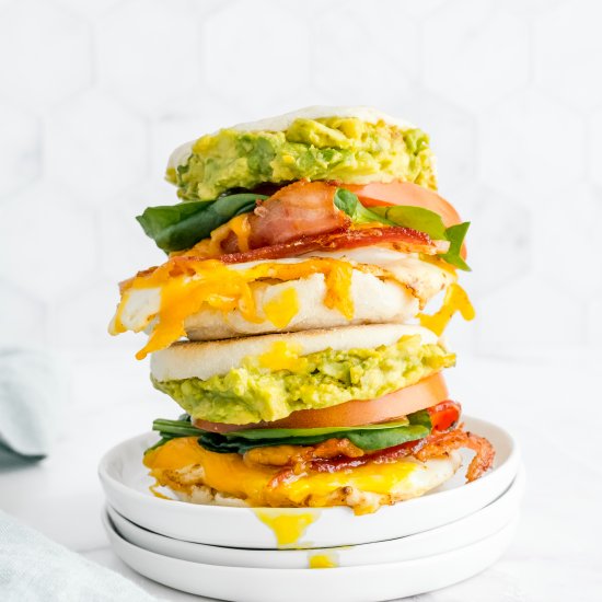 Loaded Breakfast Sandwiches