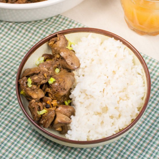 Chicken Liver Adobo