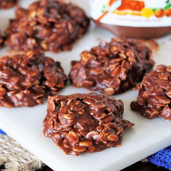 Nutella No-Bake Cookies