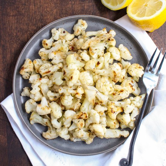 Roasted Cauliflower (from frozen)