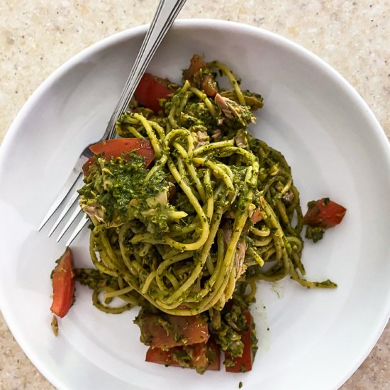 Pasta Pesto alla Carlofortina