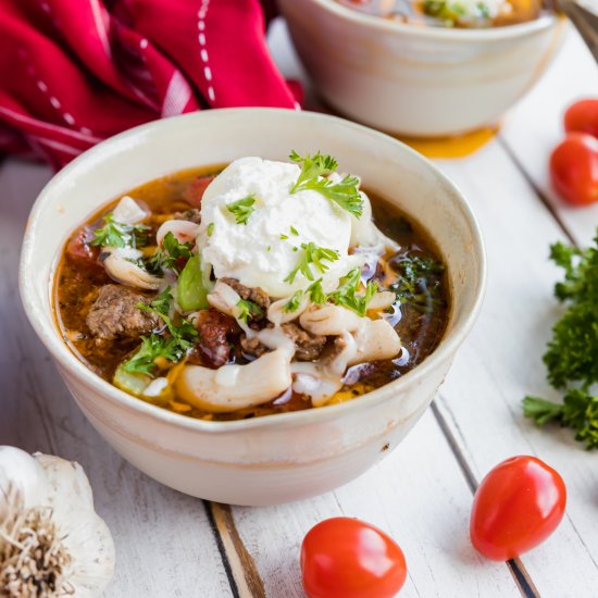 Keto Instant Pot Lasagna Soup