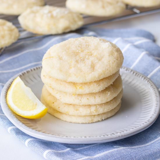 Chewy Lemon Sugar Cookies