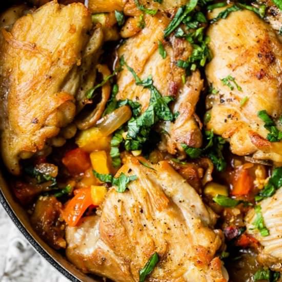 Ratatouille Baked Chicken