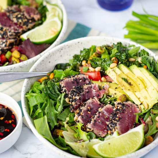 Sesame Tuna & Avocado Salad