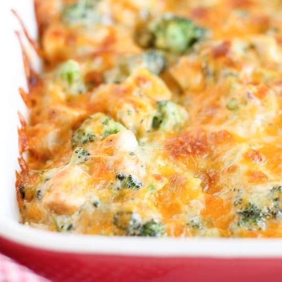 Cheesy Chicken Broccoli Bake