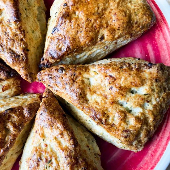 Feta Scones with Dill and Chives