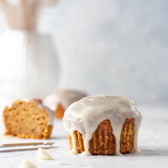 White Chocolate Pumpkin Muffins