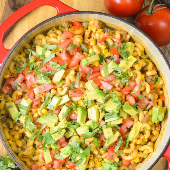 One Pot Taco Pasta Recipe