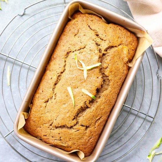 Healthy Zucchini Banana Bread