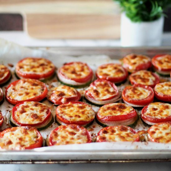 Cheesy Zucchini Pinwheels