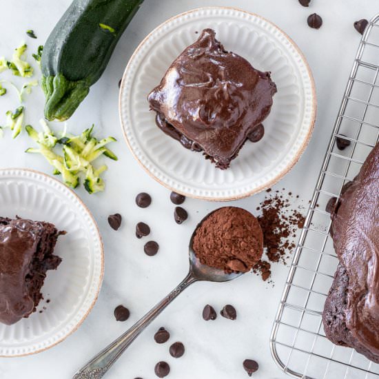 Double Chocolate Zucchini Cake