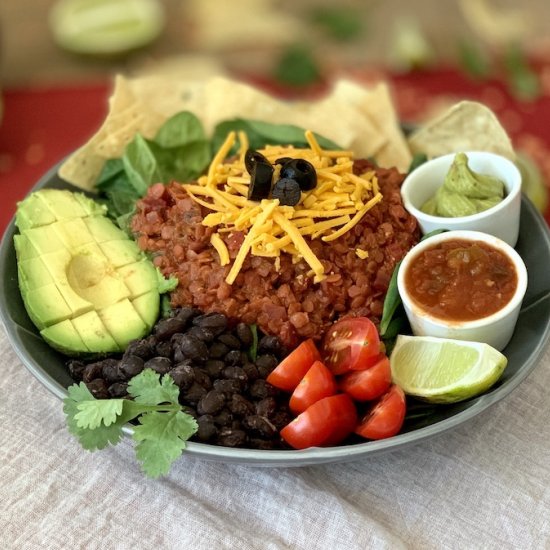 Vegan Red Lentil Taco ‘Meat’