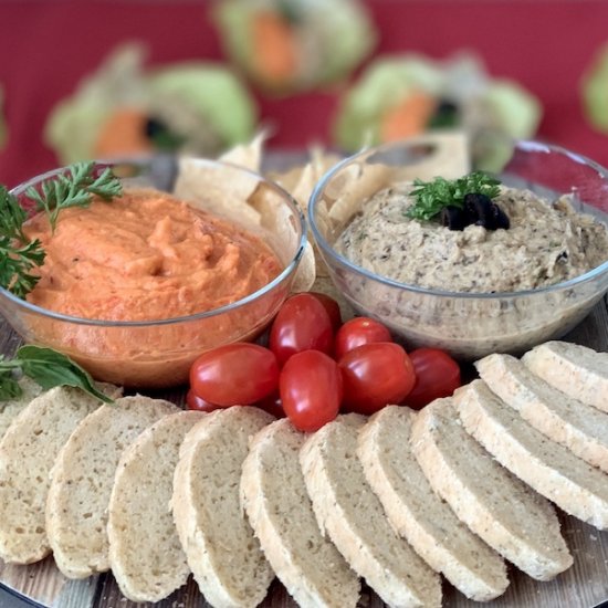 Red Lentil Dips – 2 ways