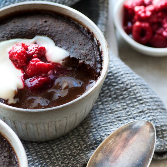 Paleo Self-Saucing Choc Pudding