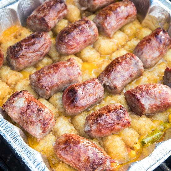 Brat Tater Tot Casserole