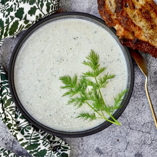 Chilled Cucumber Yogurt Soup