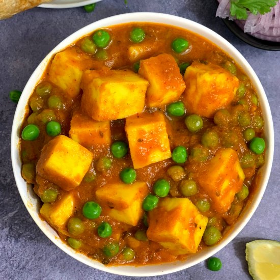 Instant Pot Matar Paneer