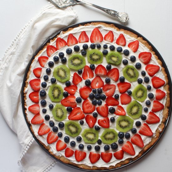 Easy Dessert Fruit Pizza