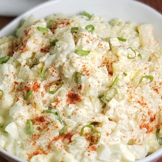 Low Carb Cauliflower Potato Salad