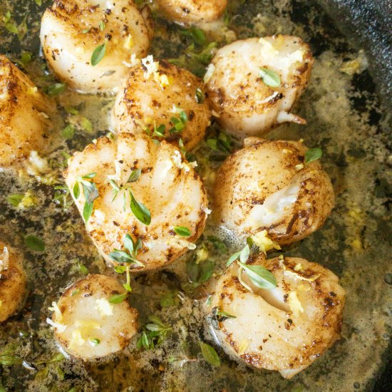 Pan Seared Scallops