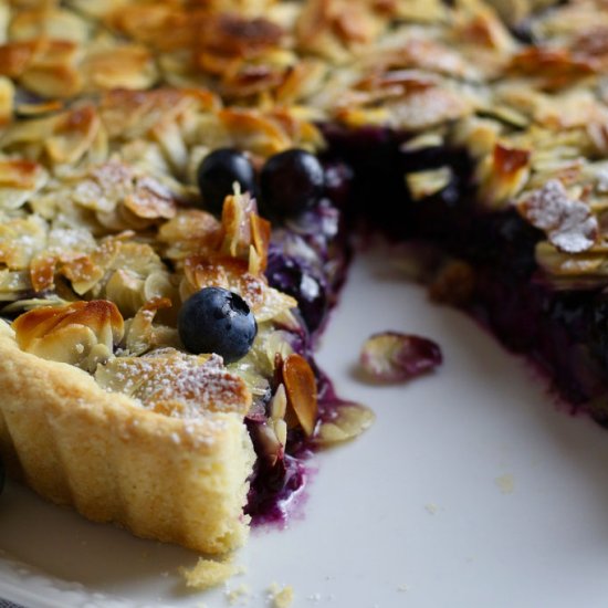 Blueberry Almond Tart