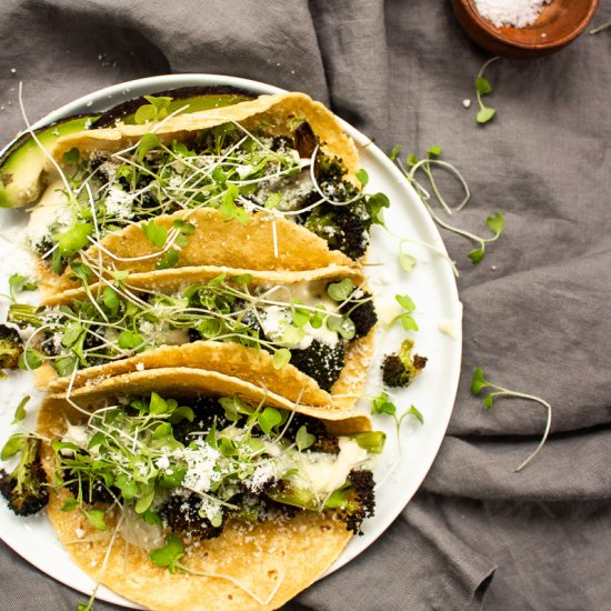 Broccoli tacos