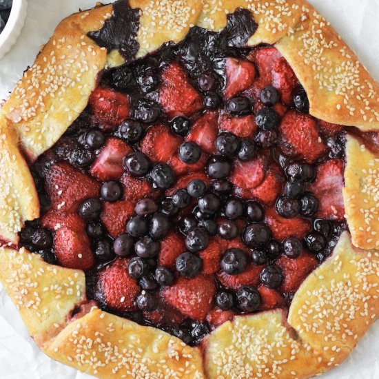 SUGAR-FREE BERRY GALETTE