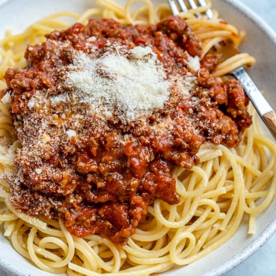 HOMEMADE SPAGHETTI MEAT SAUCE