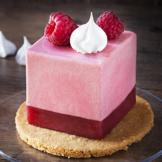 Gluten Free Raspberry Mousse Cakes