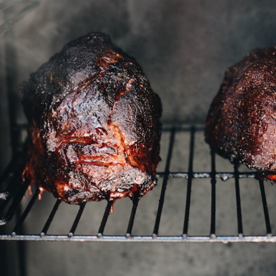 Coffee-Rubbed Smoked Pork Butt