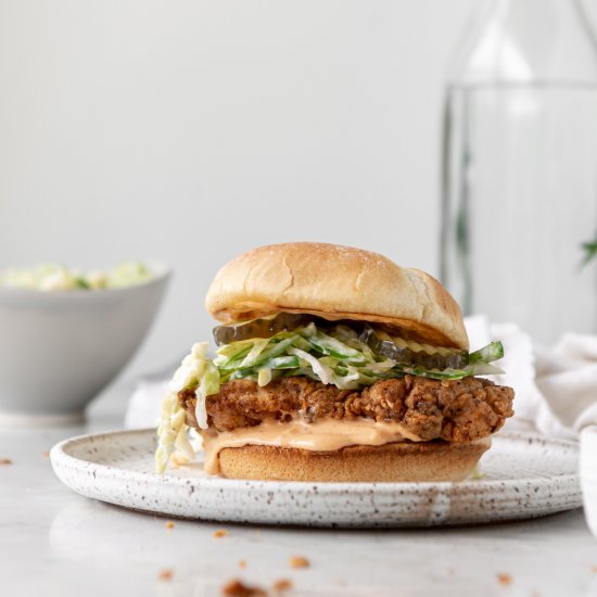 spicy fried chicken sandwich