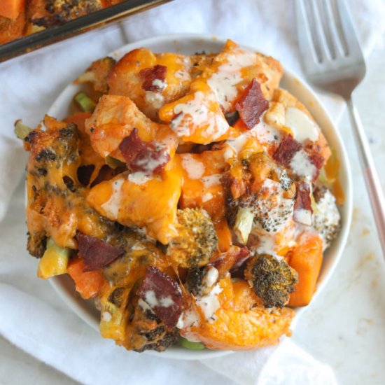 Buff Chicken Sweet Potato Casserole