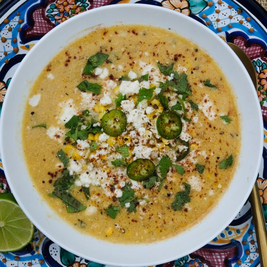 Mexican Street Corn Soup