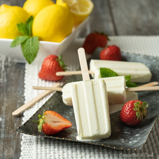 Creamy Lemon Pops