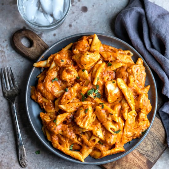 Instant Pot Chicken Parmesan Pasta