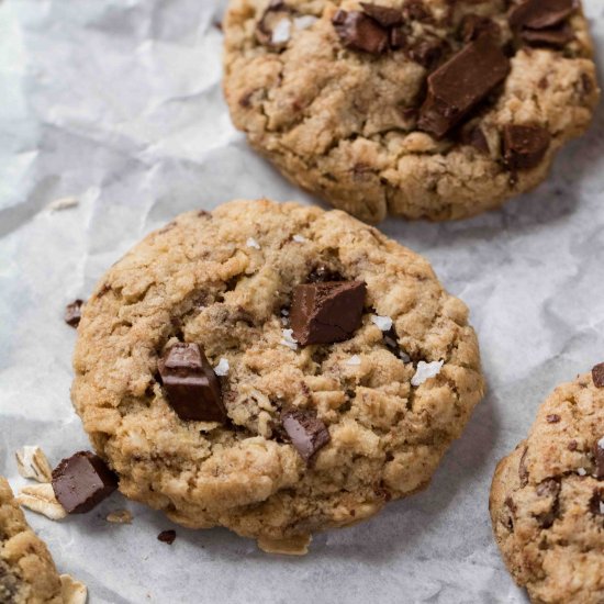 Chocolate Chip Oatmeal cookies