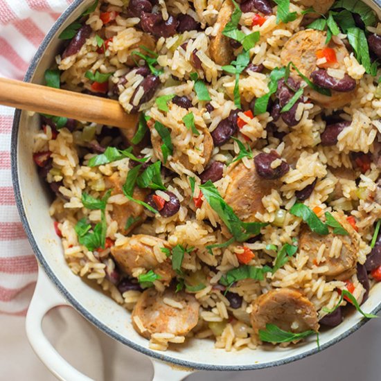 One Pot Red Beans and Rice