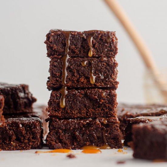 salted caramel brownies