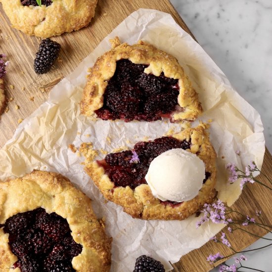 Fresh Blackberry Galettes