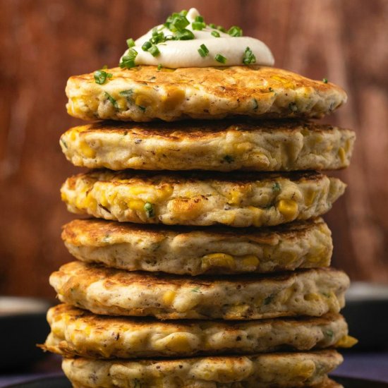 Vegan Corn Fritters