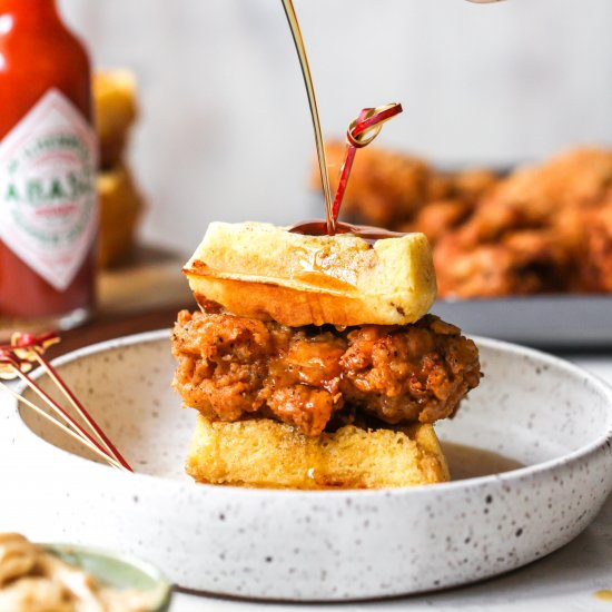 Chicken and Waffle Sliders