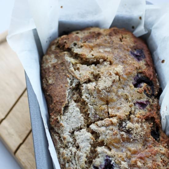 Low Sugar Blueberry & Lemon Loaf