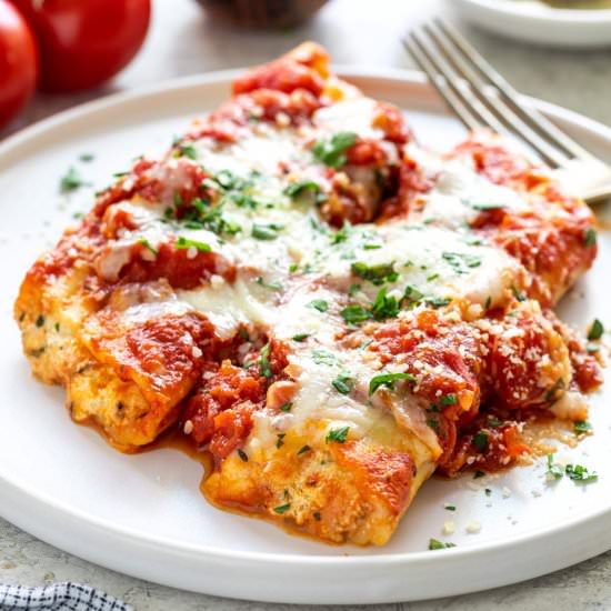 Manicotti with 3-Cheese Filling