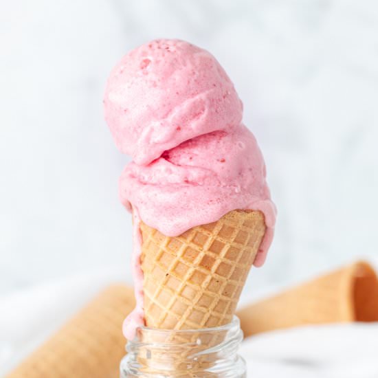 dairy-free strawberry ice cream